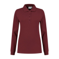 Dames Polo Lange Mouw Santino LEXINGTON Burgundy